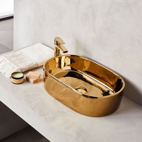 Νιπτήρας Corona Χρυσός